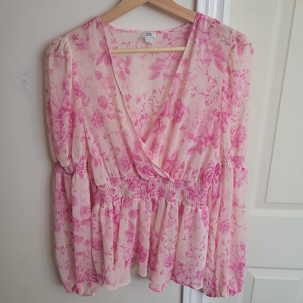 River Island Floral Blouse